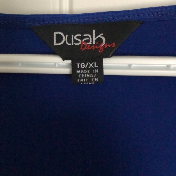 Sapphire Blue Sleeveless Top - Picture 4 of 4